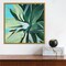 Rest in Its Glory (Succulent) by Alana Clumeck 16-in. W x 16-in. H. Canvas Wall Art Print Framed in Gold